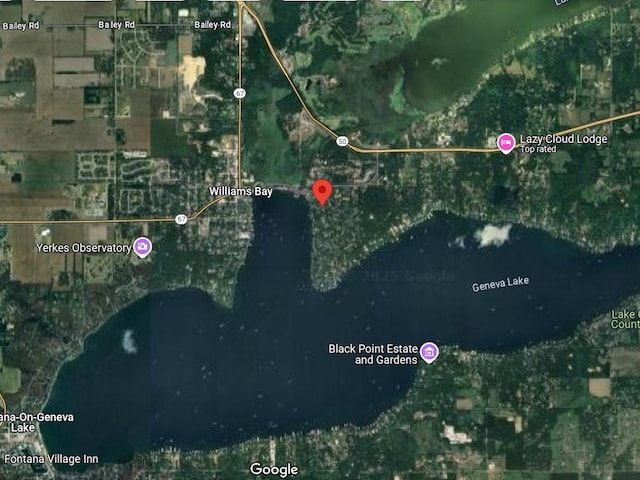 539 Highland Rd, Williams Bay, WI 53191 - map of property location