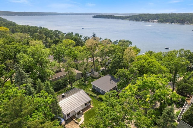 539 Highland Rd, Williams Bay, WI 53191 - drone / aerial view of a large body of water