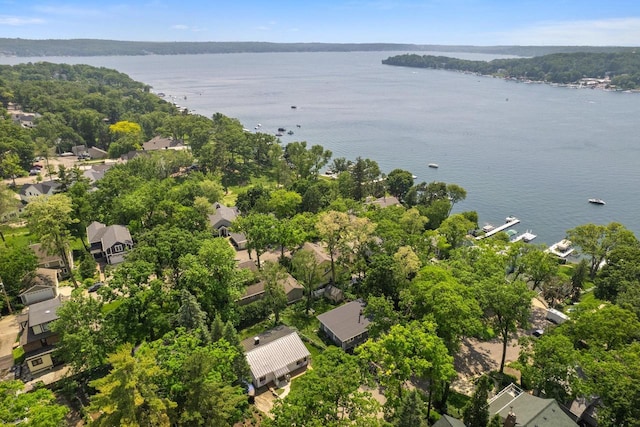 539 Highland Rd, Williams Bay, WI 53191 - aerial view of residential area featuring a large body of water