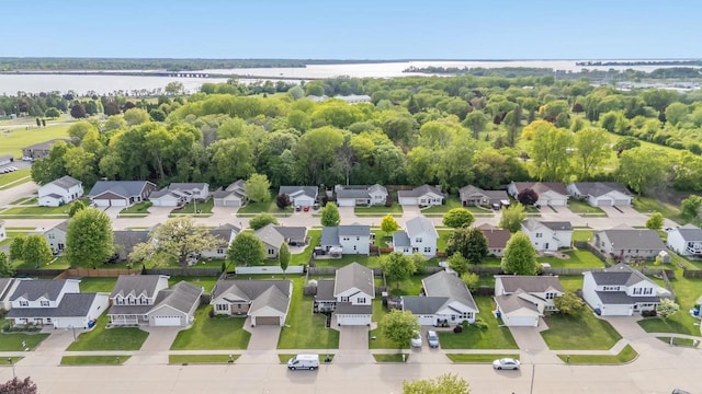 2759 Hamilton St, Oshkosh, WI 54901 - aerial perspective of suburban area featuring a large body of water