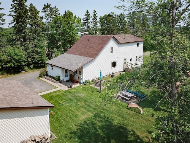 1843 190th St, Centuria, WI 54824 - aerial view of property and surrounding area