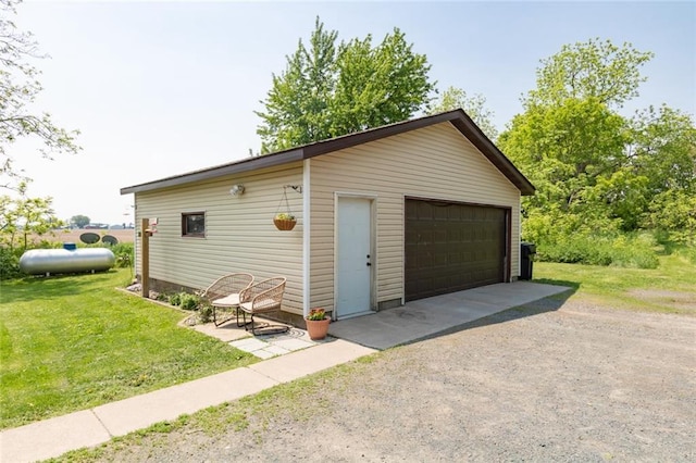 1843 190th St, Centuria, WI 54824 - view of detached garage