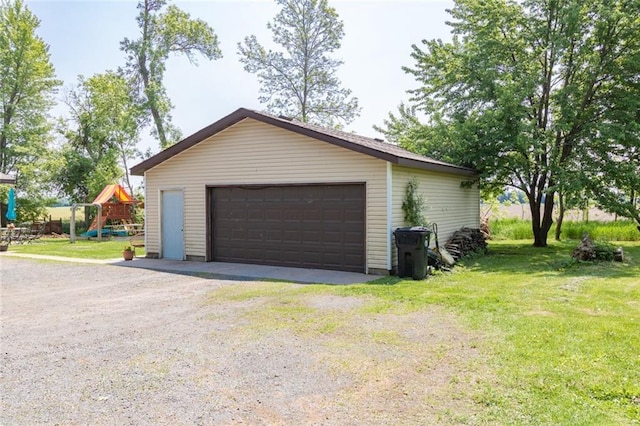 1843 190th St, Centuria, WI 54824 - view of detached garage