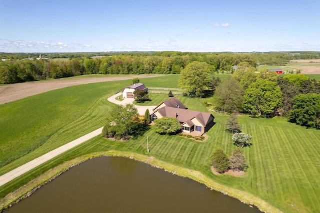 202602 County Road T, Marshfield, WI 54449 - view from above of property with a large body of water
