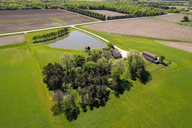 202602 County Road T, Marshfield, WI 54449 - aerial view of sparsely populated area featuring a large body of water