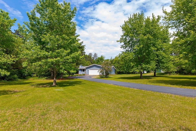 9432 James Ave, Sparta, WI 54656 - view of front of home featuring a front lawn and a garage