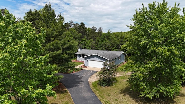 9432 James Ave, Sparta, WI 54656 - view of subject property with a heavily wooded area