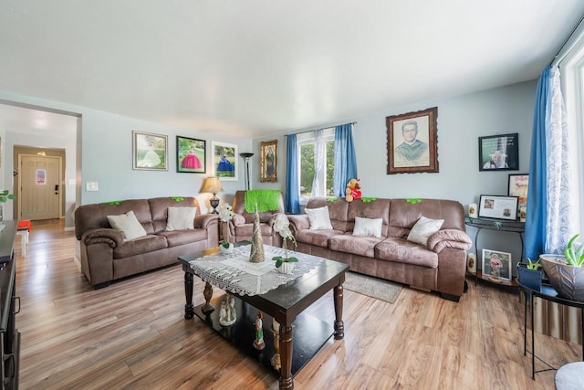823 De Pere St, Menasha, WI 54952 - living room with healthy amount of natural light and light wood finished floors