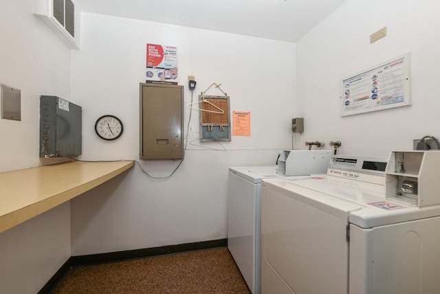 2260 W Good Hope Rd Unit 129, Glendale, WI 53209 - shared laundry room with washing machine and dryer