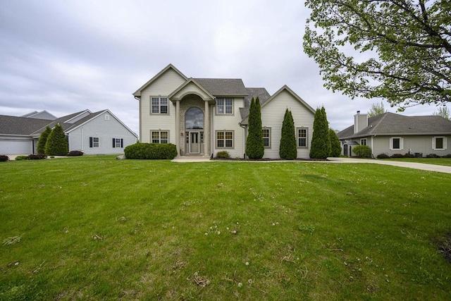 5278 W Highlands Ct, Franklin, WI 53132 - view of front of property with a front lawn