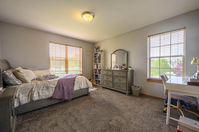 5278 W Highlands Ct, Franklin, WI 53132 - bedroom with carpet floors and baseboards