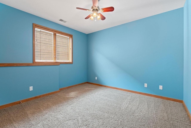 W11342 Red Cedar Dr, Lodi, WI 53555 - carpeted empty room with ceiling fan and baseboards
