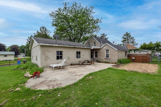 412 High St, Arena, WI 53503 - rear view of property with a patio area