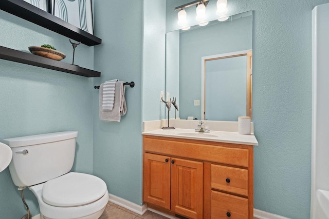4017 Sandhill Dr, Janesville, WI 53546 - bathroom featuring vanity and tile patterned flooring