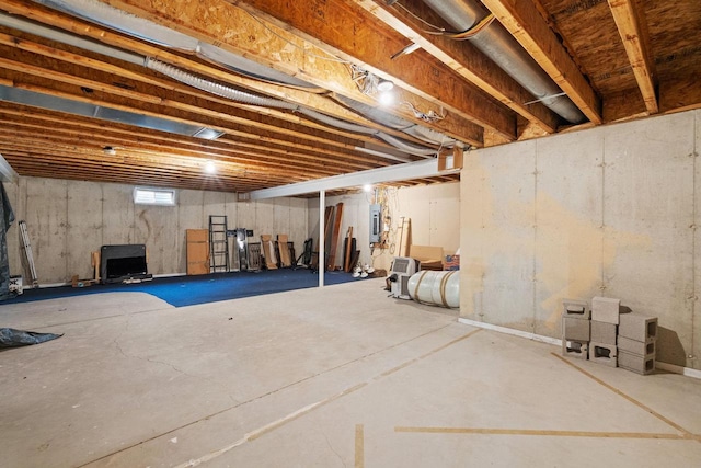 4017 Sandhill Dr, Janesville, WI 53546 - below grade area with electric panel
