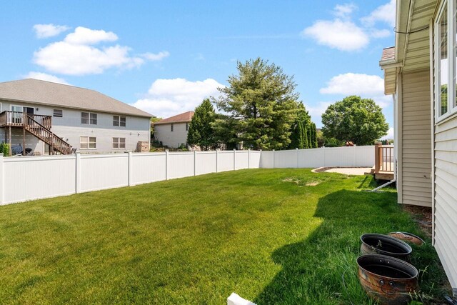 4017 Sandhill Dr, Janesville, WI 53546 - view of fenced backyard