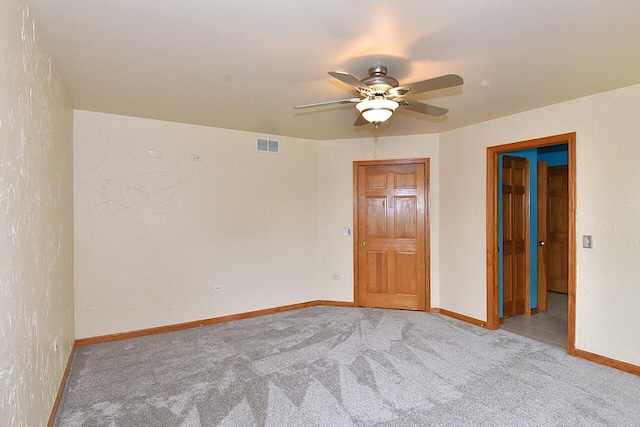 6023 241st Ave, Salem, WI 53168 - carpeted empty room with a ceiling fan and baseboards