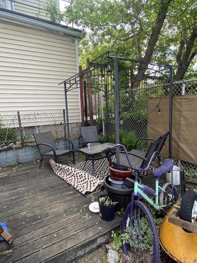 1139 E Kane Pl Unit 1139A, Milwaukee, WI 53202 - view of wooden terrace
