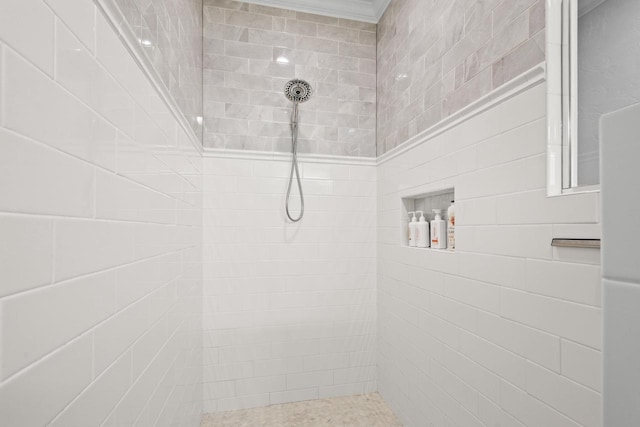 878 Whisper Falls Ln, Menasha, WI 54952 - full bath featuring a tile shower