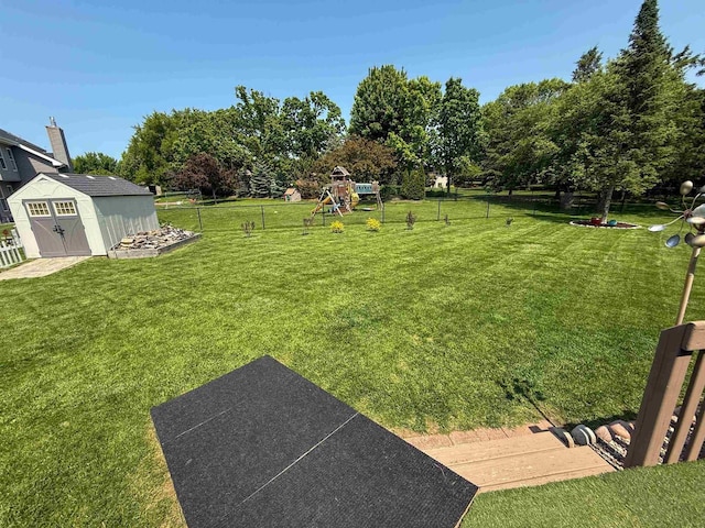 1053 Eastman Ln, Fond Du Lac, WI 54935 - view of yard featuring a playground