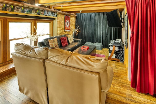 1545 Arboretum Dr Unit 315, Oshkosh, WI 54901 - home theater with hardwood / wood-style flooring
