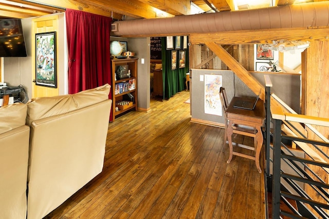 1545 Arboretum Dr Unit 315, Oshkosh, WI 54901 - living room with hardwood / wood-style floors
