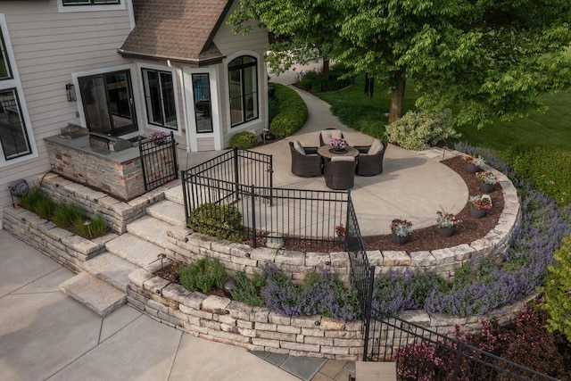 5015 Joshua Dr, West Bend, WI 53090 - view of patio / terrace