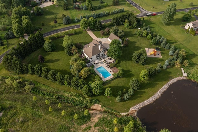 5015 Joshua Dr, West Bend, WI 53090 - bird's eye view of a pool