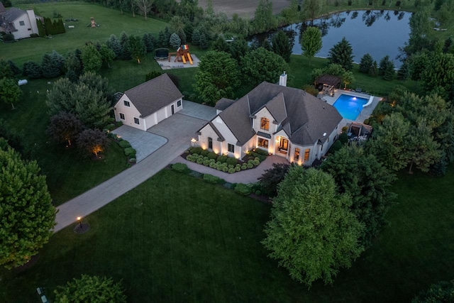 5015 Joshua Dr, West Bend, WI 53090 - view of subject property featuring a large body of water