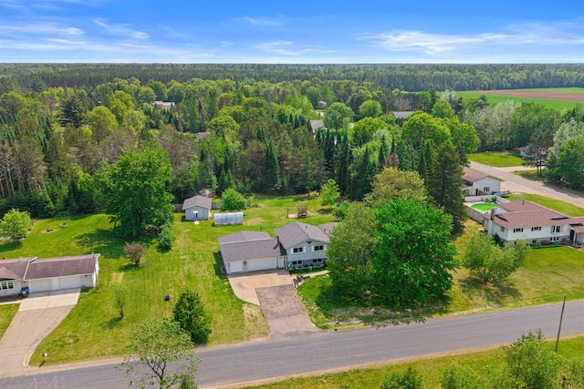 7320 Deer Rd, Wisconsin Rapids, WI 54494 - bird's eye view of a heavily wooded area