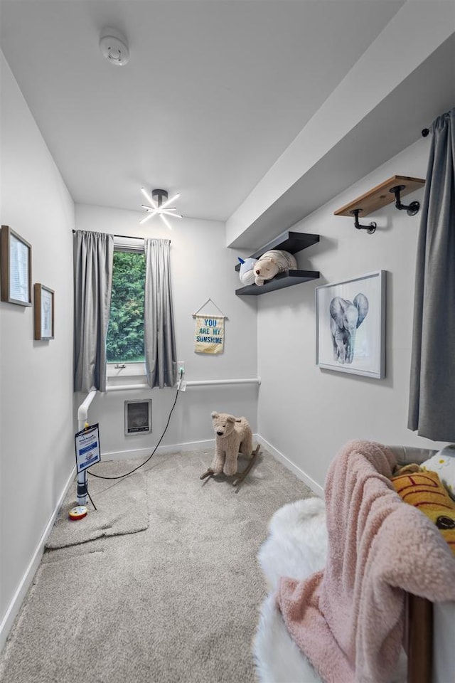 1733 Camelot Dr, Madison, WI 53705 - carpeted living area with baseboards
