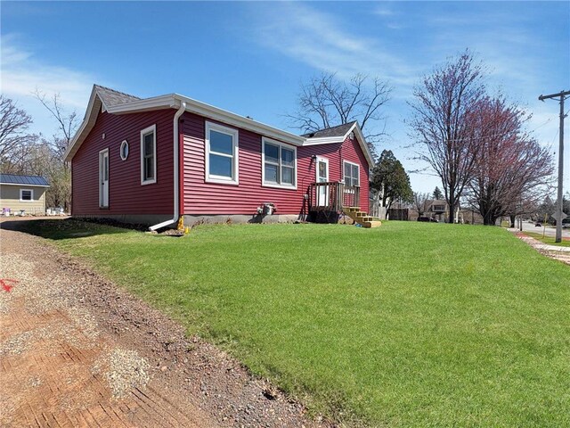 20 N 1st St, Luck, WI 54853 - view of front of home featuring a front yard