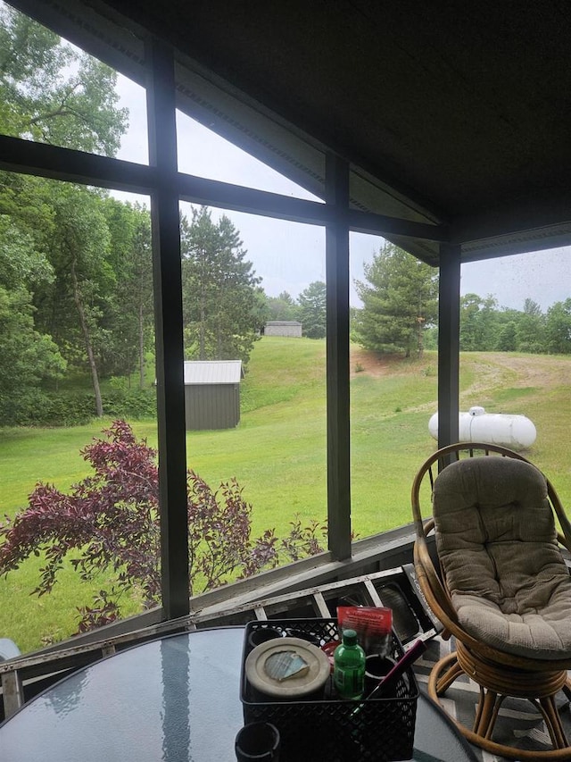 5317 Old C Rd, Boscobel, WI 53805 - sunroom / solarium with lofted ceiling