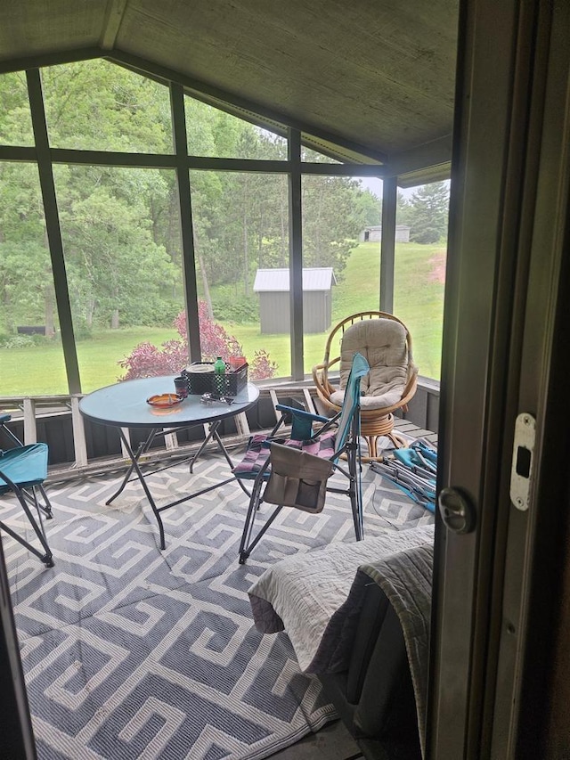 5317 Old C Rd, Boscobel, WI 53805 - sunroom with vaulted ceiling and plenty of natural light