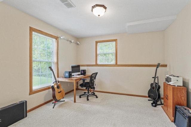 2432 Forest Hill Ct, Waukesha, WI 53188 - carpeted office featuring baseboards