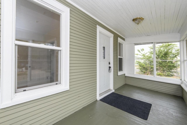 912 Harvey St, Beloit, WI 53511 - view of unfurnished sunroom