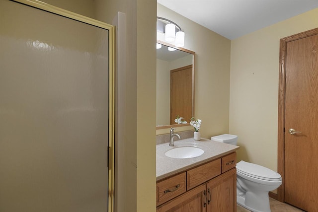 6758 Raymond Rd Unit 109, Madison, WI 53719 - bathroom with vanity and a shower with door