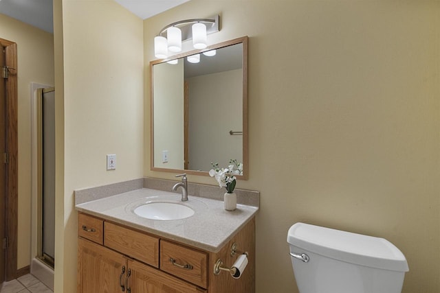 6758 Raymond Rd Unit 109, Madison, WI 53719 - full bath with vanity, tile patterned flooring, and a shower with shower door