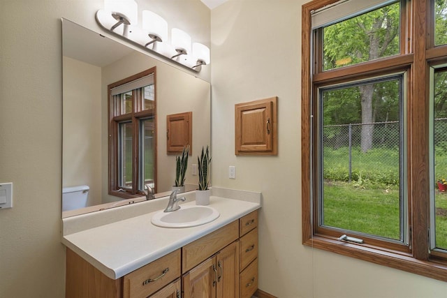 6758 Raymond Rd Unit 109, Madison, WI 53719 - bathroom with vanity and toilet