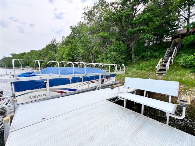 24730 Scenic View Ln, Spooner, WI 54801 - view of dock