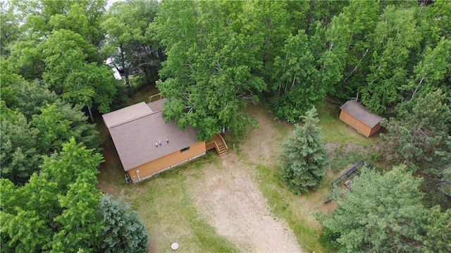 24730 Scenic View Ln, Spooner, WI 54801 - aerial overview of property's location