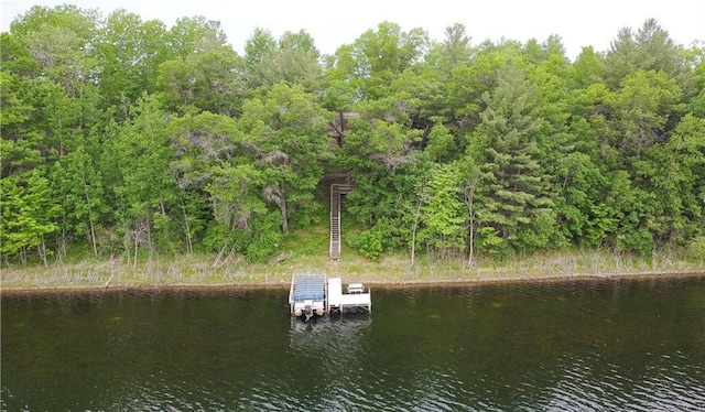 24730 Scenic View Ln, Spooner, WI 54801 - dock featuring a water view