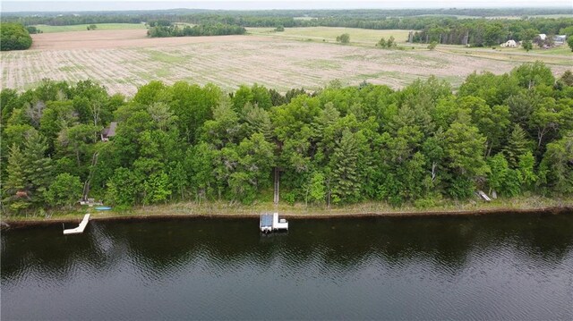 24730 Scenic View Ln, Spooner, WI 54801 - aerial view of a large body of water