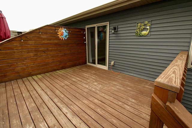 2253 Walnut St, Beloit, WI 53511 - view of wooden terrace