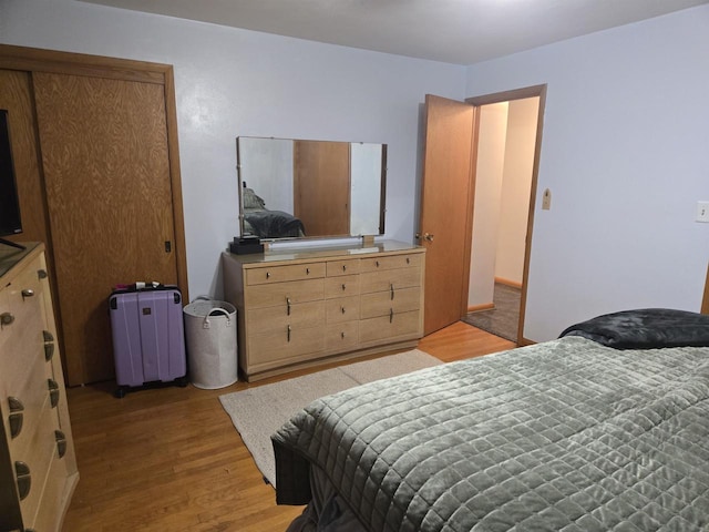 4817 Morgan Dr, Manitowoc, WI 54220 - bedroom with light wood-type flooring and radiator