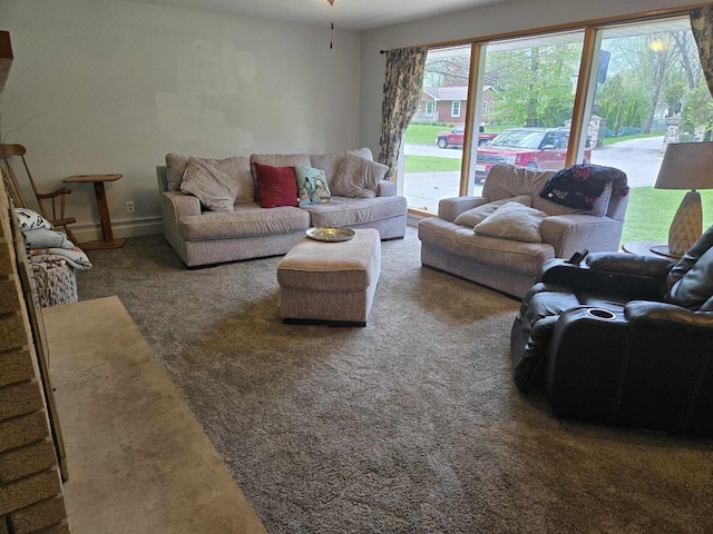 4817 Morgan Dr, Manitowoc, WI 54220 - living room with carpet floors