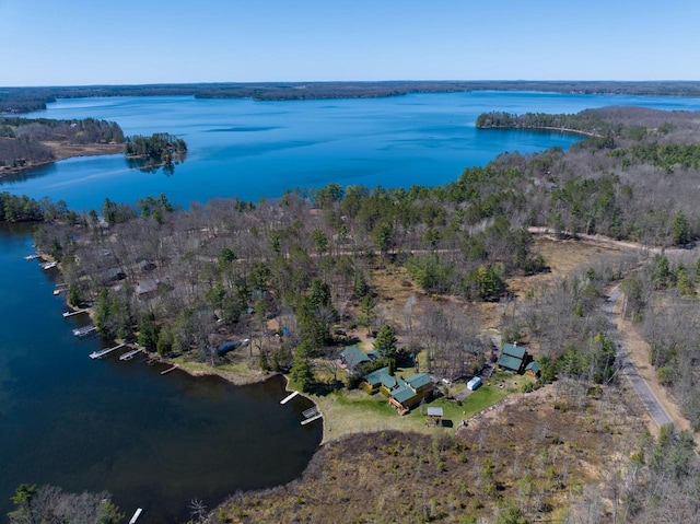 10151 N Sandy Beach Rd, Hayward, WI 54843 - view of property location featuring a nearby body of water