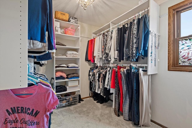 2824 Minot Ln, Waukesha, WI 53188 - walk in closet featuring carpet flooring