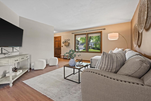 2824 Minot Ln, Waukesha, WI 53188 - living area with wood finished floors and baseboards