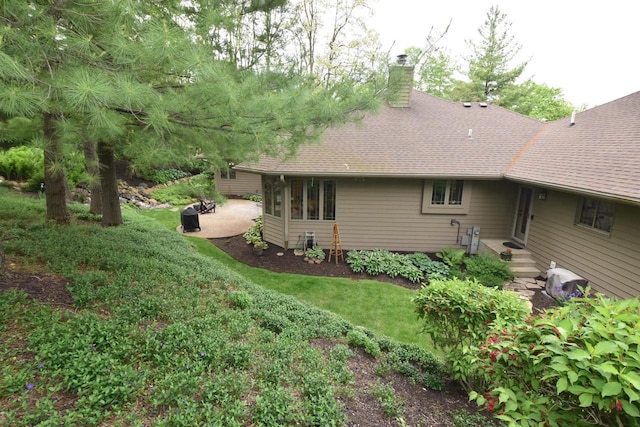 9111 400th Ct, Genoa City, WI 53128 - view of yard featuring a patio and an outdoor fire pit